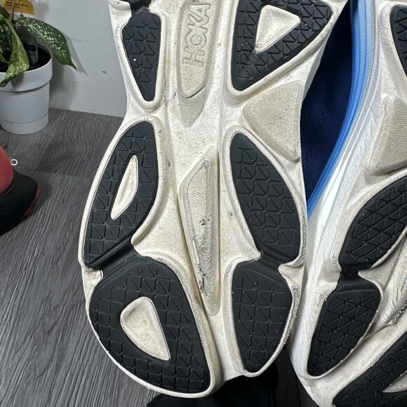 Hoka One One Mens Bondi 8 1123202 OSAA Blue Running Shoes Sneakers Size 14 D - Picture 11 of 12